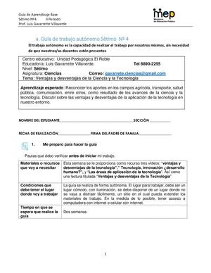 ventajas y desventajas de la ciencia y la tecnología