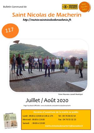 Infos N117 Juillet Août 2020
