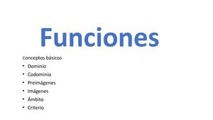 Funciones Conceptos Básicos