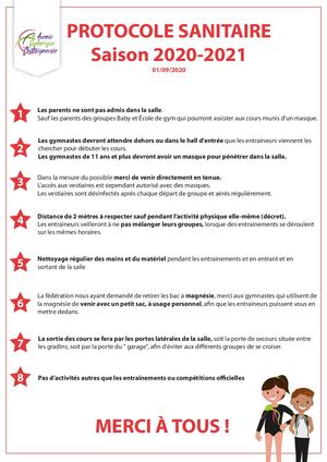 Protocole Sanitaire 20200901