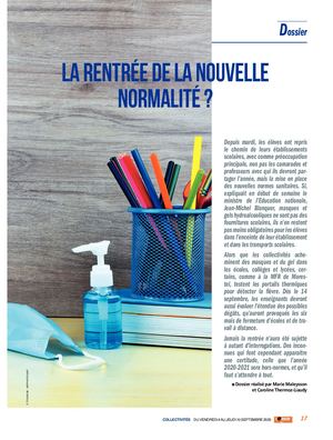 La Rentrée De La Nouvelle Normalité ?