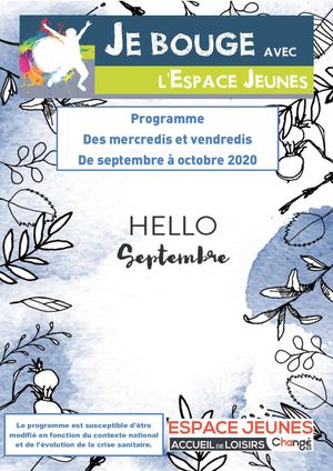 Septembre Octobre 2020