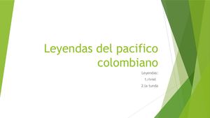 Leyendas Del Pacifico Colombiano