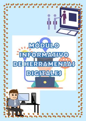 Modulo Informativo De Herramientas Digitales