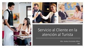 Capítulo #1 Servicio Al Cliente En La Atención Al Turista