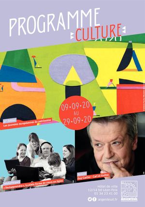 Programme Culture Septembre 2020