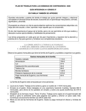 Guia Integrada 4 Grado Tercero