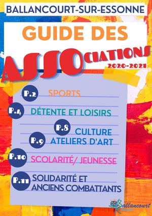 Ballancourt-sur-Essonne : Guide des Associations 2020-2021