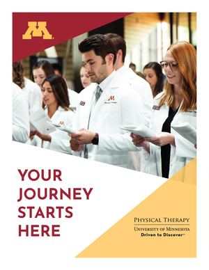 UMN Doctor of Physical Therapy