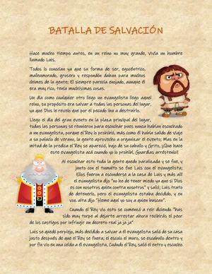 Batalla De Salvación,cuento