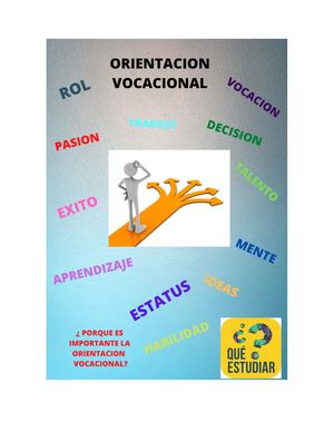 Revista Orientacion Vocacional