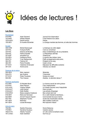 Les nouveautés livres adultes début 2020