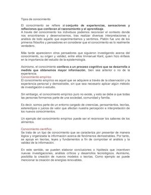 Conocimiento Cientifico