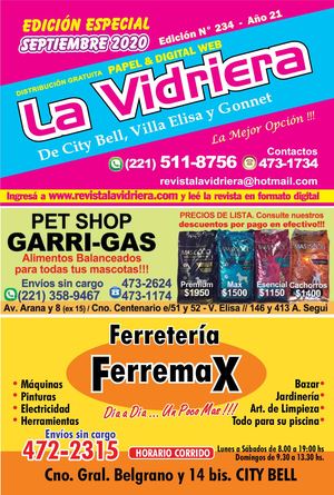 Revista La Vidriera SEPTIEMBRE 2020