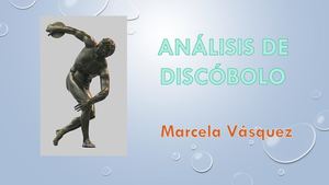 Analisis De Discobolo