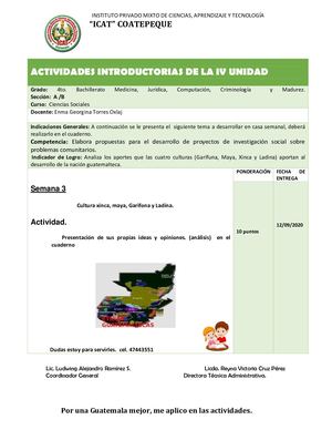 Iii Actividad Iv Bloque 4to Bach Sociales