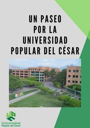 Un Paseo Por La Universidad Popular Del Cesar