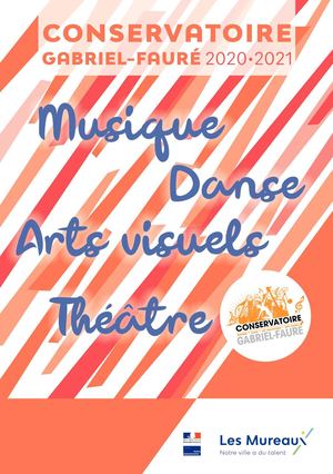 Les Mureaux - Livret Conservatoire Gabriel-Fauré 2020-2021