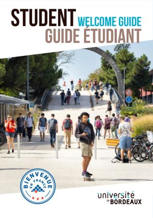 2020 - Guide Etudiant / Student welcome guide