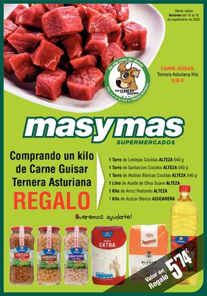 Masymas Supermercados - Oferta Válida Asturias Del 10 Al 16 De Septiembre De 2020