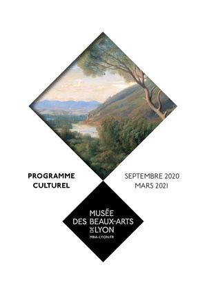 Programme Culturel Sept 2020 Mars 2021