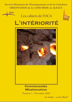 Cahier OCA 7 - L'intériorité.