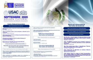Agenda Cultural Digeu Septiembre 2020