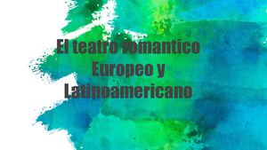 El Teatro Romantico