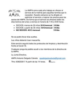 Nota Matinal CEIP ADCalvete