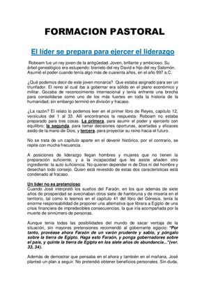 Materia 2 Formacion Pastoral