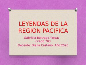Leyendas De La Region Pacifica