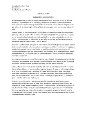 Edgar Allan Poe El Diablo En El Camapanario