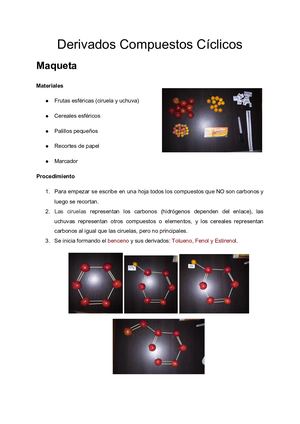 Derivados Compuestos Cíclicos