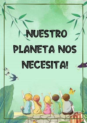 Proyecto Integrado-Nuestro Planeta Nos Necesita-Quinto grado-Septiembre
