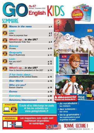 Go English Kids n°47 / Sommaire