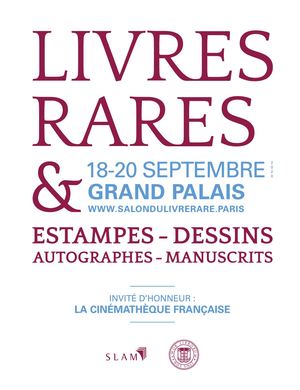 Catalogue Salon Livre Rare Paris 2020