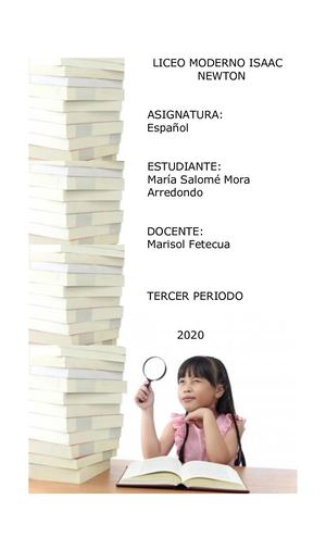 Talleres Español Tercer Periodo