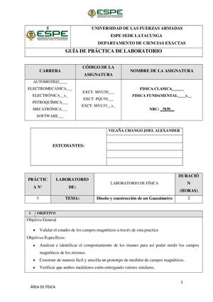 J Vilaña Guia De Laboratorio Medidor De Campos Magneticos