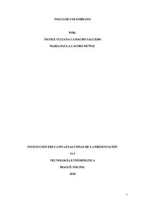 Folclor Colombiano-Región Caribe