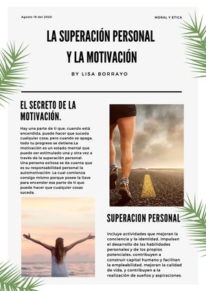 La Superación Personal Y La Motivación 9824