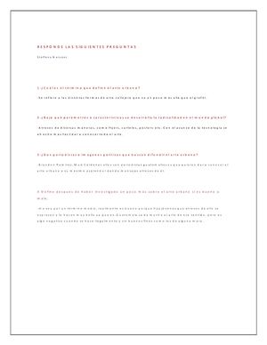 Responde Las Siguientes Preguntas