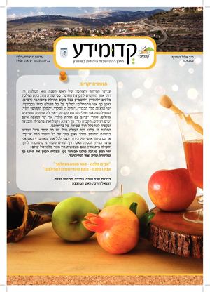 קדומידע פרשת ניצבים וילך תש"ף