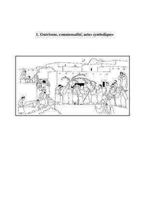 PDF 1 - Guerisons, Commensal Ité, Actions Symboliques