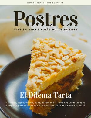 Marrón Tarta Foto Postres Dulces Culinaria Revista Portada