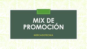Mix De Promoción