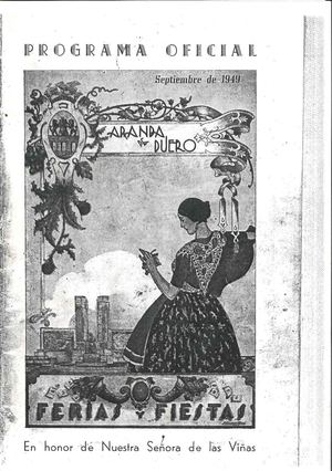 1949 Programa fiestas patronales