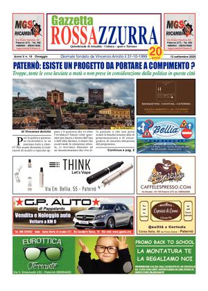 Gazzetta Rossazzura Anno V N 16 Del 12 9 2020