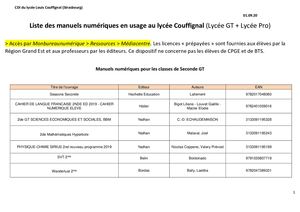 Liste Manuels 4 0 LGT LP 2020 2021