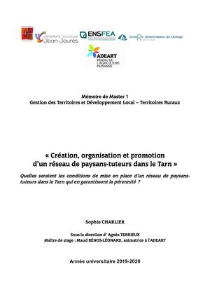 M1gtdl Tr Sophie Charlier Mémoire