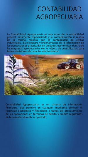 CONTABILIDAD AGROPECUARIA